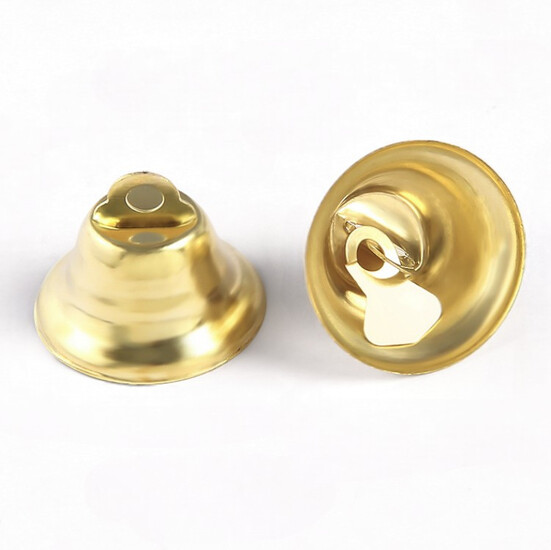 Колокольчик декоративный подвеска 10х17 мм 20 шт. Золотистый