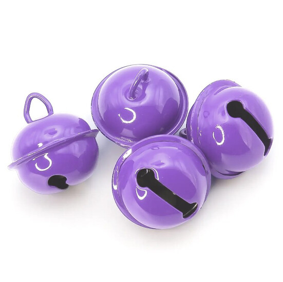 Бубенчик подвеска 22 мм 5 шт. Сиреневый