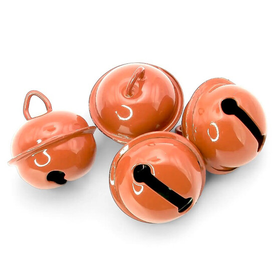 Бубенчик подвеска 22 мм 5 шт. Оранжевый