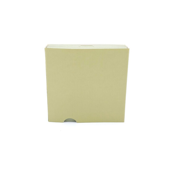 Ювелирная упаковка для украшений + подарочный пакет 9х9х2 см 1 шт. Оливковый