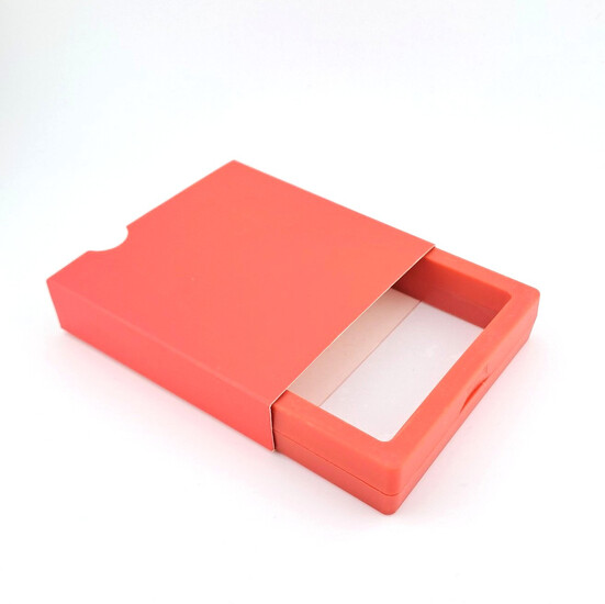 Ювелирная упаковка для украшений + подарочный пакет 9х9х2 см 1 шт. Красный