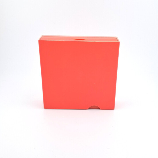 Ювелирная упаковка для украшений + подарочный пакет 9х9х2 см 1 шт. Красный