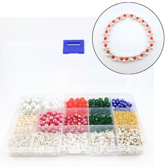 Набор Sunny Rays для изготовления украшений бусины и фурнитура 17х10х2 см 8 цветов