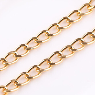 Цепь для сумок 10х7х1,7 мм 1 м Золотистый