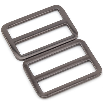 Перетяжка литая рамка с штангой 31х24х2 мм Ø 25 мм 1 шт. Черный никель