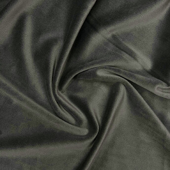 Ткань велюр стрейч LuxFabric 220 г/м² 1,50 м Серо-оливковый