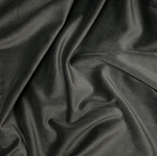 Ткань велюр стрейч LuxFabric 220 г/м² 1,50 м Серо-оливковый