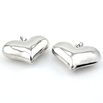 Кулон Dolce Heart медный позолота 36х37 мм 1 шт. Белое золото