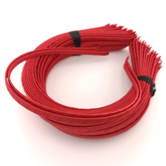 Уценка!!! Основа для ободка с атласной лентой 5 мм 1 шт. Красный