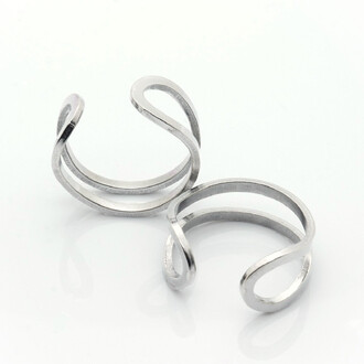 Кольцо с-образное нержавеющая сталь 20х10х1,1 мм 1 шт Платина