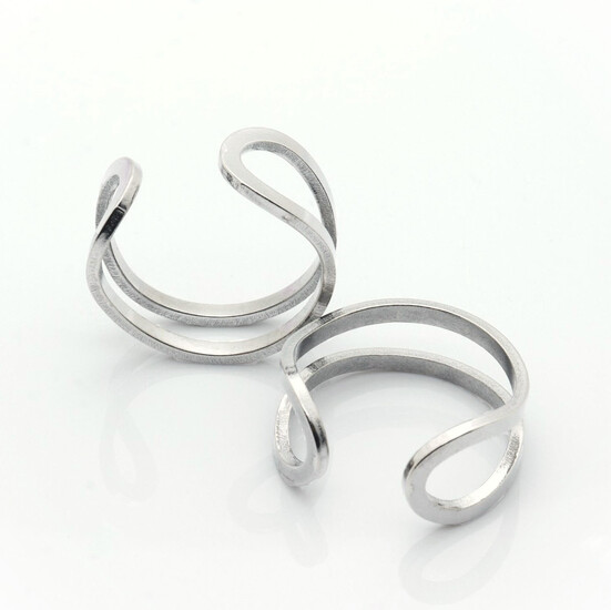 Кольцо с-образное нержавеющая сталь 20х10х1,1 мм 1 шт Платина