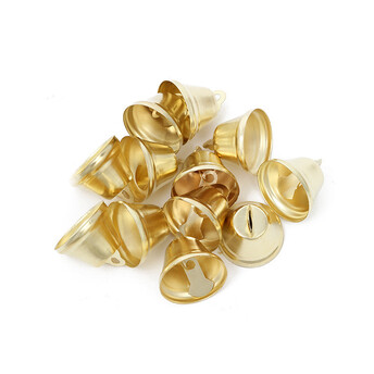 Колокольчик декоративный подвеска 30х24 мм 6 шт. Золотистый