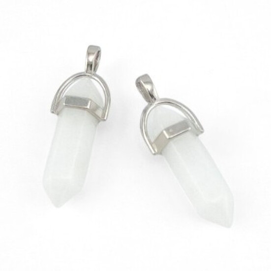 Кулон кристалл Кварц 41х8 мм 1 шт.