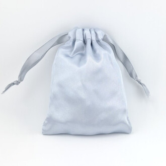 Подарочный мешочек из атласа 9х14 см (+-5 мм) 1 шт. Серый