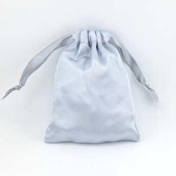 Подарочный мешочек из атласа 9х14 см (+-5 мм) 1 шт. Серый