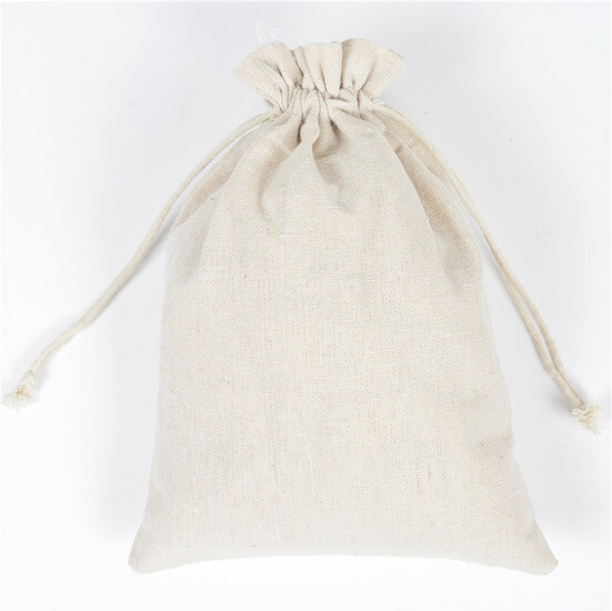Подарочный мешочек из хлопка 20x30 см (+-5 мм) 1 шт. Бежевый