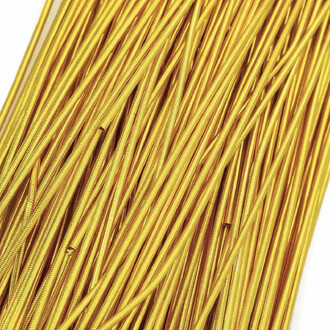 Канитель гладкая глянцевая 1 мм 5 г Золото лимонное