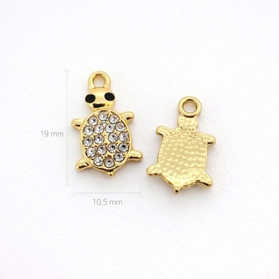 Підвіска метал Lucky Turtle 10,5х19 мм 1 шт. Золотий