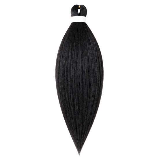 Канекалон Easy Braid однотонный 65 см 90 г Черный #1В