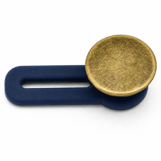 Пуговица удлинитель для штанов с одним отверстием 3 см 3 шт. Бронзовый