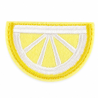 Термоаплікація lemon вишита 4,5х3 см 1 шт. Жовтий